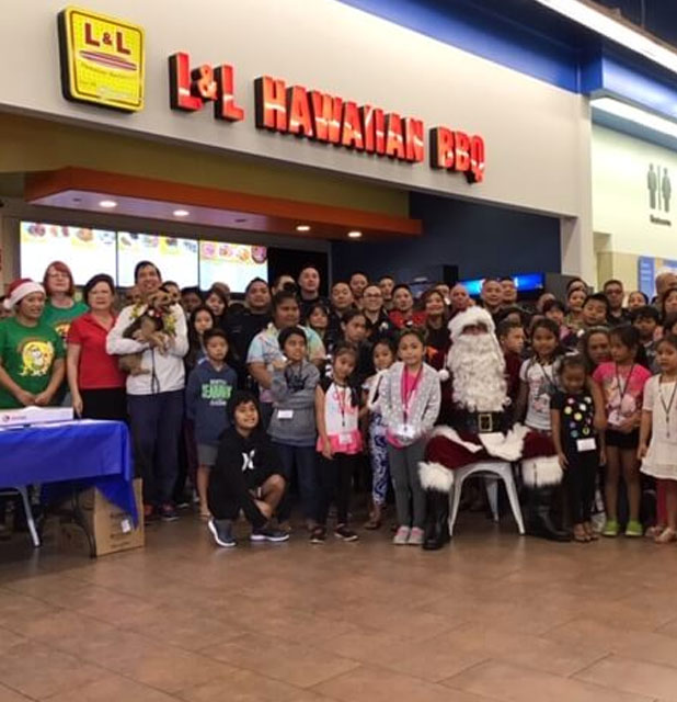 L&L Hawaiian BBQ in the community - aloha spirit